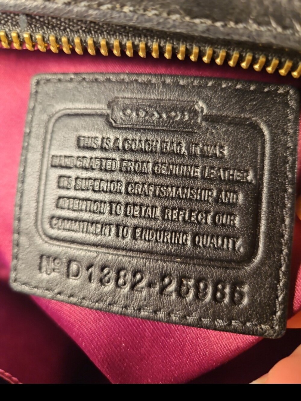 Coach Quilted Black Leather Madeline Satchel with Gold Hardware - Picture 4 of 7